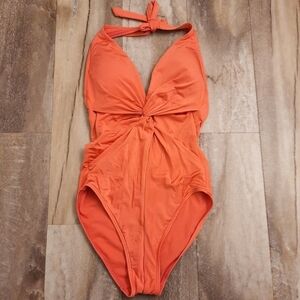 Laundry by Shelli Segal Twisted One Piece XS